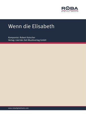 cover image of Wenn die Elisabeth